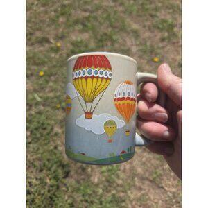 Vintage Otagiri Japan Hot Air Balloon Large Coffee Tea Mug